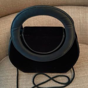 Liz Claiborne velvet and satin dress purse